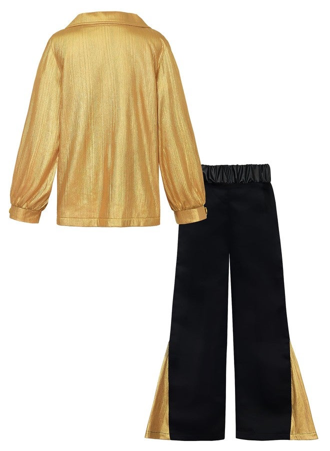 ReliBeauty Kids 70s Boys Disco Costume 140 - Image 2